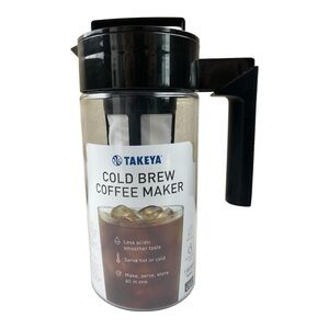 TAKEYA 1-Quart Cold Brew Coffee Maker All-In-One